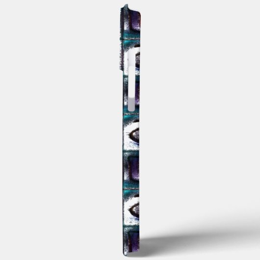 Quadrate mit spiralförmig zeichnend, zyandrizzahli Case-Mate iPhone hülle (Rückseite / Links)