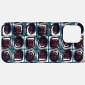 Quadrate mit spiralförmig zeichnend, zyandrizzahli Case-Mate iPhone hülle (Rückseite (Horizontal))