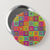 Quadrate-Muster Button (Vorne & Hinten)