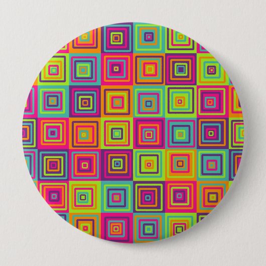 Quadrate-Muster Button (Vorderseite)