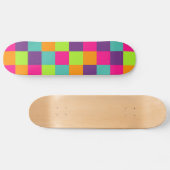 Quadrate-Muster Skateboard (Horizontal)