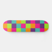 Quadrate-Muster Skateboard (Horizontal)