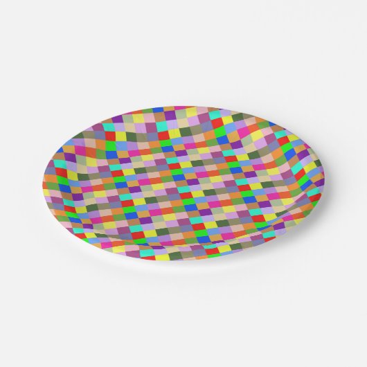 Quadrate Pappteller (Schrägansicht)