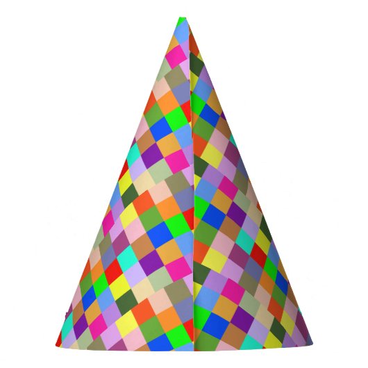 Quadrate Partyhütchen (Rückseite)