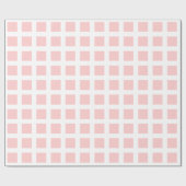 Quadrate - Pink in Weiß verblasst Geschenkpapier (Flach)