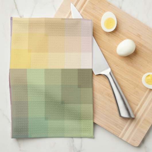 Quadrate, Quadrate und weitere Quadrate, Geschirrtuch (Viertel Falte)