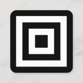Quadrate Quadratische Visitenkarte (Vorderseite)