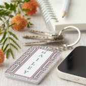 Quadrate Schlüsselanhänger (Vorderseite rechts)