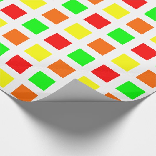 Quadrate - Spektrum 01 Geschenkpapier (Ecke)