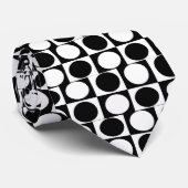 Quadrate und Kreise Krawatte (Gerollt)