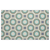 Quadrate und Octagon Formen Geometrisches Muster Stoff (Fat Quarter (45,7 x 55,9 cm))