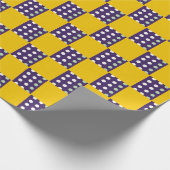 Quadrate und Punkte Geschenkpapier (Ecke)