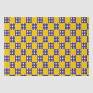 Quadrate und Punkte Seidenpapier
