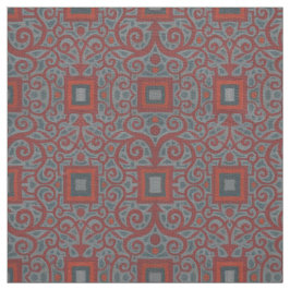 Quadrate und Spitzen, arabesque Muster, graue Terr Stoff