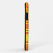 Quadrate von Funky Retro Orange Yellow Circles Case-Mate iPhone Hülle (Hinten/Rechts)