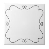 Quadratgrenze Fliese (Vorderseite)