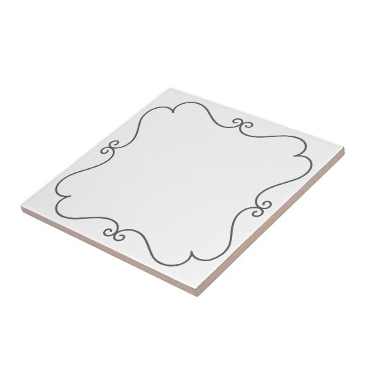 Quadratgrenze Fliese (Seite)