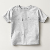 Quadratic Equation Design – q-p-Formel Kleinkind T-shirt (Vorderseite)