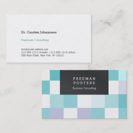 Quadratisch, elegant und klar visitenkarte