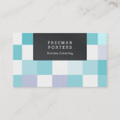 Quadratisch, elegant und klar visitenkarte (Rückseite)