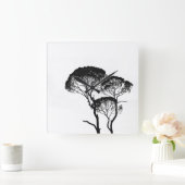 quadratische Acrylwand Wanduhr (Zuhause)