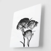 quadratische Acrylwand Wanduhr (Winkel)