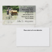 Quadratische BallenpreßVisitenkarte Visitenkarte (Vorne/Hinten)