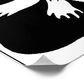 quadratische Blume Poster (Ecke)