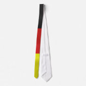 quadratische deutsche Flagge drapiert Krawatte (Rückseite)