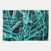 Quadratische Ecken und "neon" zyklische oder himme Geschirrtuch (Horizontal)