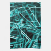 Quadratische Ecken und "neon" zyklische oder himme Geschirrtuch (Vertikal)