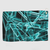 Quadratische Ecken und "neon" zyklische oder himme Golfhandtuch (Horizontal)