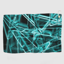 Quadratische Ecken und "neon" zyklische oder himme Golfhandtuch