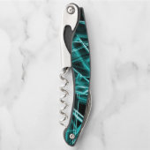 Quadratische Ecken und "neon" zyklische oder himme Kellnermesser (Vorderseite)