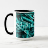 Quadratische Ecken und "neon" zyklische oder himme Tasse (Links)