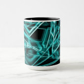 Quadratische Ecken und "neon" zyklische oder himme Tasse (Zentrum)