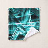 Quadratische Ecken und zyklische oder himmelblaue Badhandtuch Set (Waschlappen)