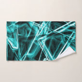 Quadratische Ecken und zyklische oder himmelblaue Badhandtuch Set (Handtuch)