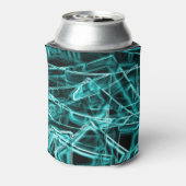 Quadratische Ecken und zyklische oder himmelblaue Dosenkühler (Kanne Rückseite)