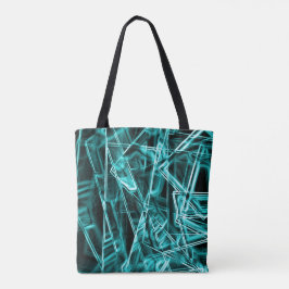 Quadratische Ecken und zyklische oder himmelblaue  Tasche