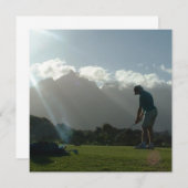 Quadratische Einladung - besonders angefertigt (Vorne/Hinten)