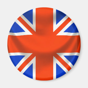 quadratische englische Flagge Magnet