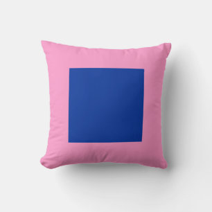 Quadratische Farben - Marineblau und Rosa Kissen