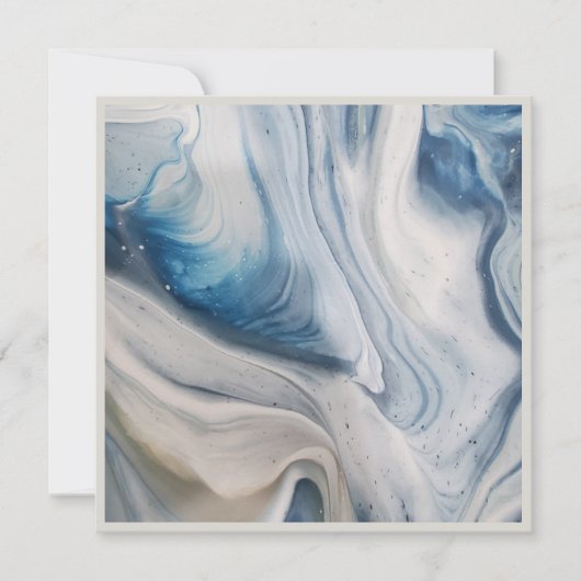 quadratische Flachkarte Feiertagskarte (Vorderseite)