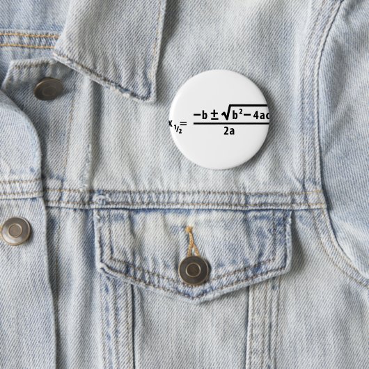 quadratische Formel Button (Beispiel)