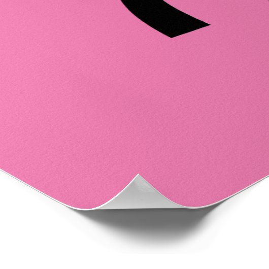 Quadratische Formel-Erinnerung Poster (Ecke)