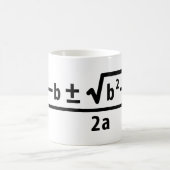 quadratische Formel Kaffeetasse (Mittel)