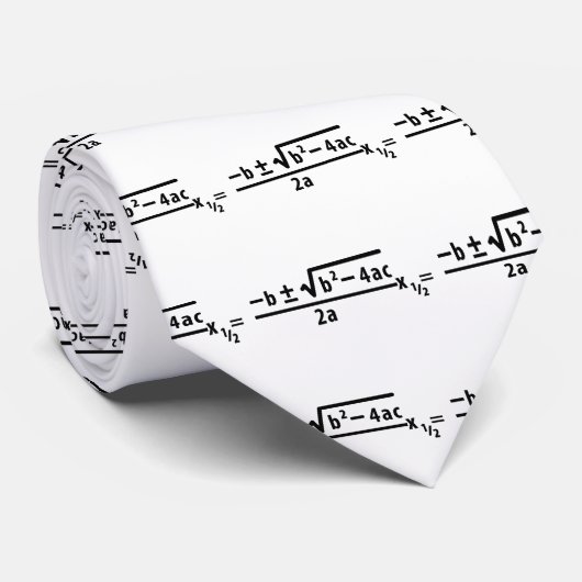 quadratische Formel Krawatte (Gerollt)