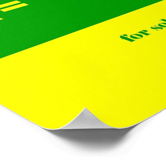 Quadratische Formel Poster (Ecke)