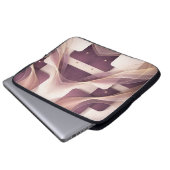 Quadratische Formen AI-Kunst Laptopschutzhülle (Vorne Knopf)